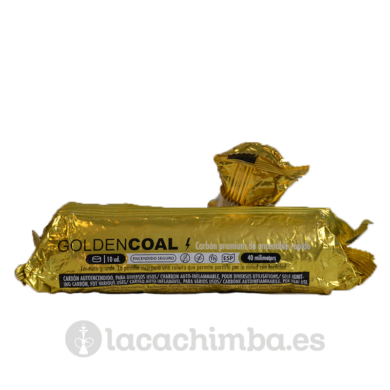 Carbón Golden Coal 40 mm (tubo)