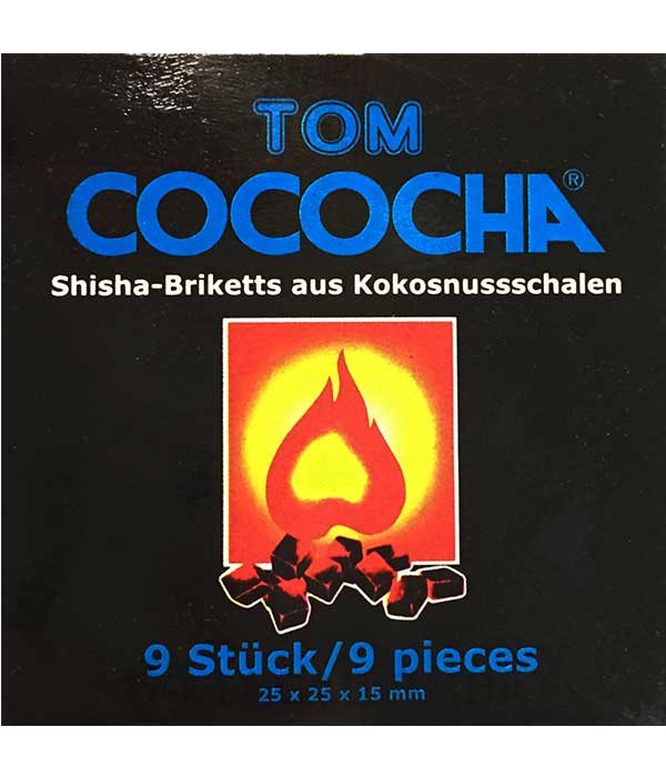 Carbón Tom Cococha Azul Mini 9 pastillas