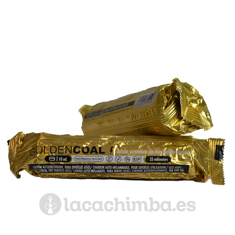 Carbón Golden Coal 33 mm (tubo)
