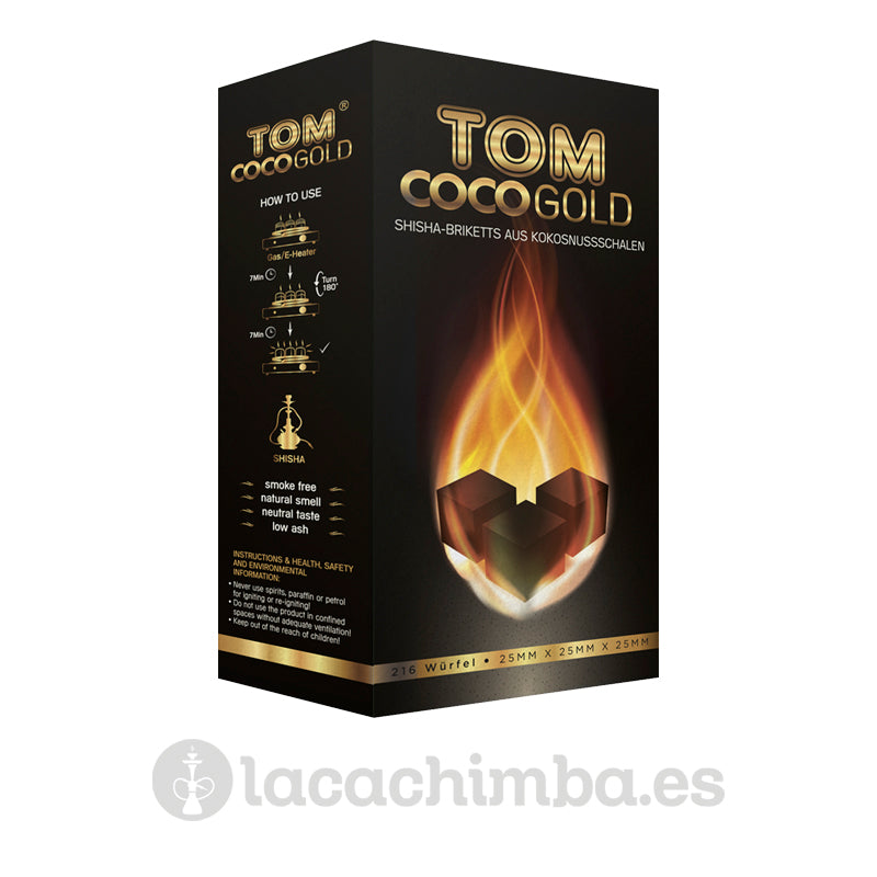Carbón Tom Cococha Gold 3 kg