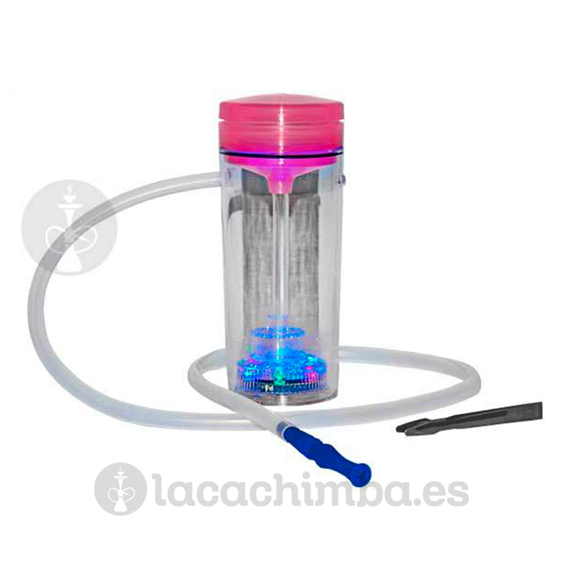 Cachimba Portátil de Plástico con LED Yahya - La Cachimba